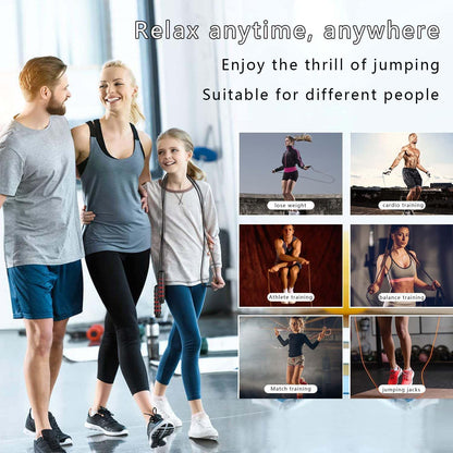 Ultimate 2 Pack Adjustable Jump Ropes for All Ages - Perfect for Fitness, Boxing & Fun Workouts!