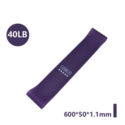 Elevate Your Fitness Routine with Portable Rubber Resistance Bands - Perfect for Yoga, Pilates, and Crossfit!