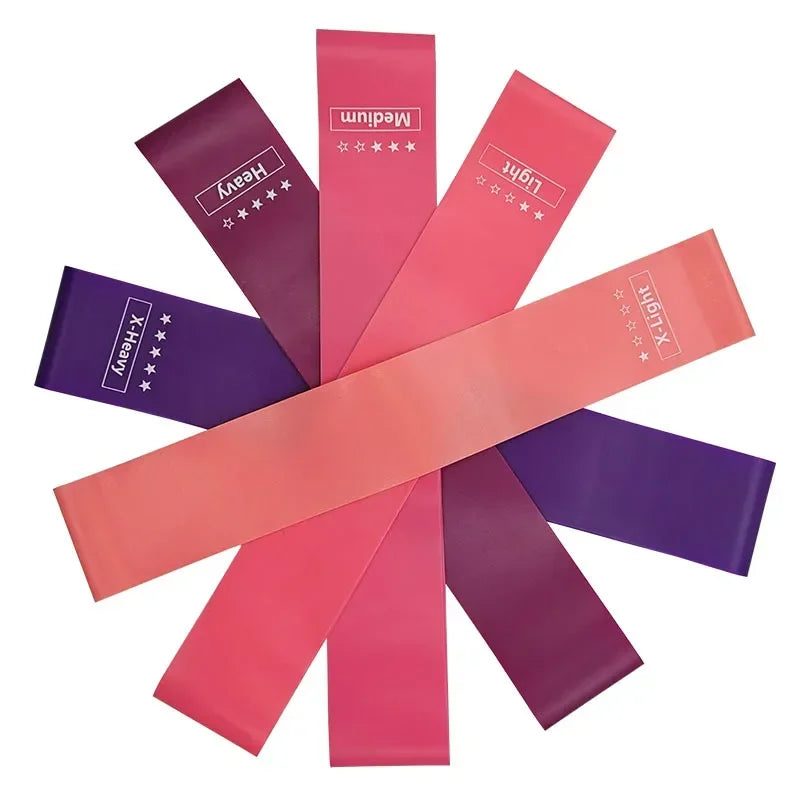 Elevate Your Fitness Routine with Portable Rubber Resistance Bands - Perfect for Yoga, Pilates, and Crossfit!